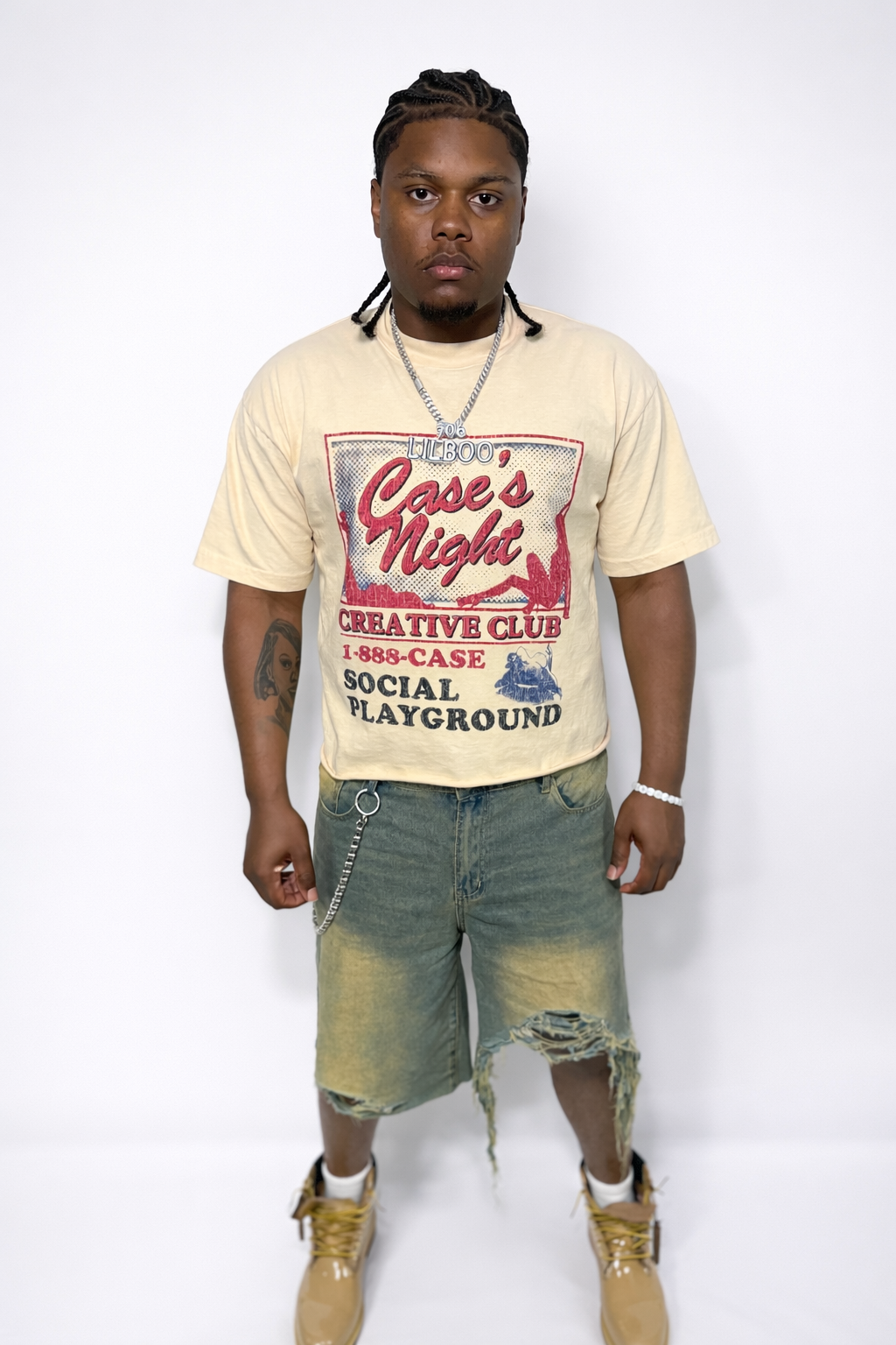 Case’s night short sleeve cream